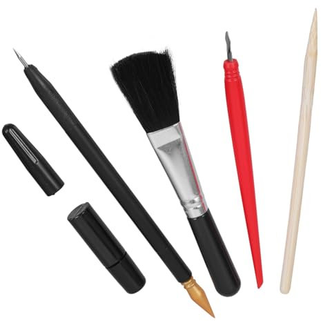Angoily Kratzbild-kratzwerkzeug Scratchboard Tools Präzise Langlebig Bruchsicher Leichtes DIY Kratzstift Für Scratch Painting Motive Kunstprojekte Erwachsene