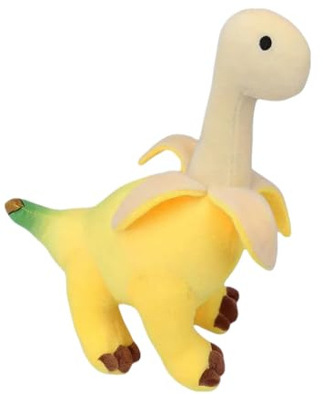 Italienisches Brainrot AI Plüschtier,Weiches Bananen Dinosaurier Plüschtier,Niedliche Tralalero Tralala Plüschpuppe Plüschtiere für Jungen Mädchen und Fans Weihnachten,Geburtstag Figur Geschenk