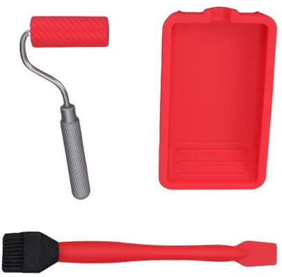 BELOWSYALER Colle Roller Colle per legno Applicazione rapida e uniforme Colle riutilizzabili Rullo per la lavorazione del legno Colle adesive Rullo