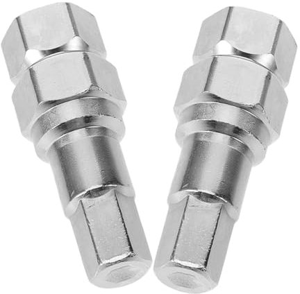 Happyyami 2 Stück Leichtgewichtige Stecknuss für Kleine Radnabenmuttern Rutschfest für von Auto Rädern Langlebig und Einfach zu Handhaben