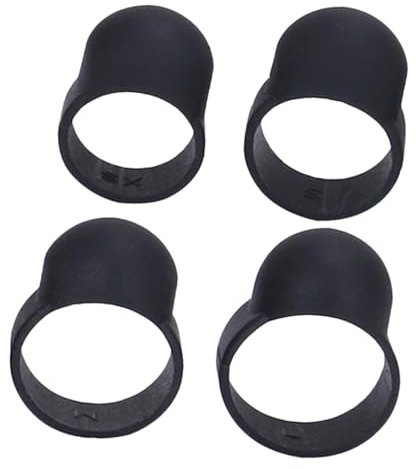 ERINGOGO 4 Stück Fingerschutzkappen aus Silikon für Ethereal Drum und Steel Tongue Drum Schützend und Kratzfrei für Anfänger Beim Üben