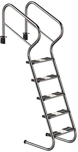 Schwimmbadtreppe Pooltreppe Edelstahltreppe Treppe 5-St Schwimmbadleiter Leiter
