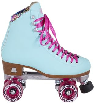 Moxi Skates - Strandhäschen - Modische Damen Rollschuhe | Blauer Himmel | Größe 2