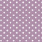 babrause® Baumwollstoff Punkte Flieder Webware Meterware Popeline OEKOTEX 150cm breit - Ab 0,5 Meter