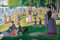 1art1 Georges Seurat XXL Poster EIN Sonntagnachmittag Auf Der Insel La Grande Jatte Plakat | Bild 120x80 cm