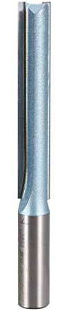 Extra Long Straight Router Bit 1/2 Diameter by 3 Depth Double Flute with 1/2 Shank