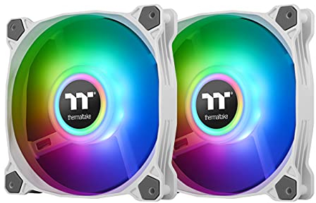 Thermaltake Pure Duo 14 ARGB Sync Radiator Fan 2-Fan Pack | PC-Lüfter | Gehäuse-Lüfter | Radiator-Lüfter | Weiß