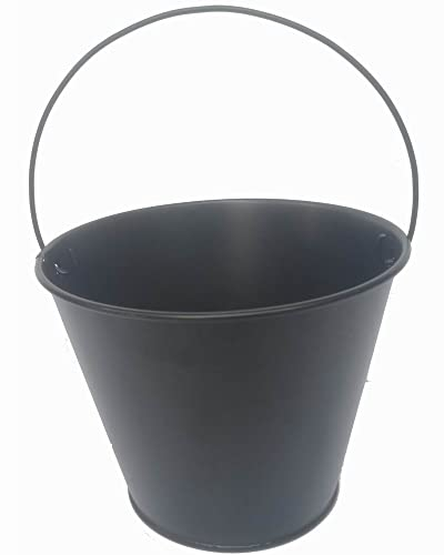 Firsgrill Drip Tray Grease Bucket & Liners for Camp Chef, Treager,Pit boss etc Pullet Grill (1, Black)