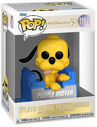 Funko Pop! Disney: WDW50- People Mover Pluto mit Balloon - Disney World 50th Anniversary - Vinyl-Sammelfigur - Geschenkidee - Offizielle Handelswaren - Spielzeug Für Kinder und Erwachsene