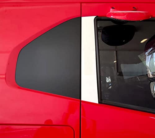 24/7 Auto 2 x Door / window panels mirror polished stainless steel decorations for S-Way trucks