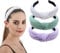 scicent Women's Headbands Boho Hair Band Vintage Elastic Solid Head Wrap Stretchy Hairband Twisted Cute Hair Accessories (White,Purple,Green), Pack Of 3, 1 count - 1804