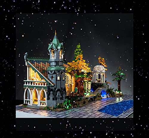 Brick Shine Licht-Set für Lego® Der Herr der Ringe: Rivendell 10316 (Lego-Set ist nicht im Lieferumfang enthalten) (Classic)