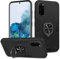 Btstring Hülle kompatibel mit Samsung Galaxy S20, Militär Standard Stoßfest Handyhülle Case Hybrid Metall Ring Halter Schutzhülle Handy Hüllen Cover -Schwarz