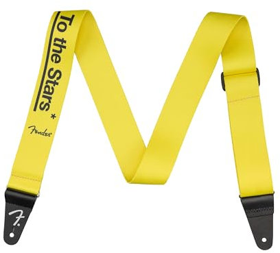 Fender Tom DeLonge To The Stars Strap Graffiti Yellow - Gitarrengurt
