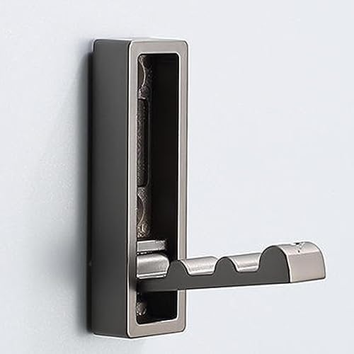 1 PCS Ganci Appendiabiti Pieghevoli A Scomparsa Singolo Gancio Da Parete Pieghevole Lega Di Zinco Attaccapanni Da Muro Ganci Da Paretenero Ganci Pieghevoli Retrattili Con Viti ( Color : Gray , Size :