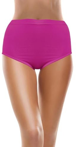 Bestlivings Unterhosen Damen 4er Pack - Seamless Hüftslip - Unterwäsche Komfort Slip Stretch - Taillenslip - Panty Höschen (44/46, Pink)