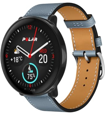 AireWiki Leder Armbänd Für Polar Ignite 3/ Ignite 2/ Ignite Armband Für Damen Weiches Herren Echte Ersatzband Uhrenarmband Kompatibel mit Polar Ignite 3/ Ignite 2/ Ignite (7)