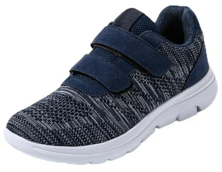 JOMIX Zapatillas Hombre Malla sin Cordones Zapatillas Depotivas Hombre Sneakers Hombre Ligeras Transpirables Running Gimnasio Correr Tenis, Navy, 41 EU
