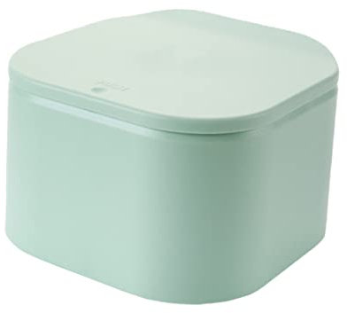 JECOMPRIS Mini Poubelle à Poussoir Verte Petit Conteneur De Déchets Pour Bureau Salle De Bain Et Maison Pour Receipts Et Mémos Design Et Pratique