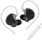 Linsoul KZ PRX Controlador Planar Monitor In Ear, HiFi Auriculares con Cable, Ultrafino diafragma planar IEM con 2pines de Plata chapada OFC para Hardcore audiófilos músicos Gamer (con micrófono)