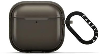 CASETiFY Impact AirPods (4. Generation) Hülle mit Ring [2 m Fallschutz] – Schwarz