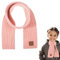 Abeillo Winter Schal - Baumwolle Unisex Baby Schal, Warme Winterschals für Kinder, Weicher Gestrickter Halswärmer, Warme Schals, Wickeltuch für Baby, Jungen, Mädchen (Rosa)