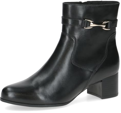 CAPRICE Damen Stiefeletten aus Leder mit Blockabsatz