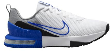 NIKE Air MAX Alpha Trainer 6, Sneaker Hombre, Bianca Hyper Royal Lt Gris Humo Negro, 41 EU