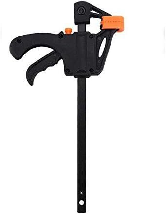 Dunnet Tools 12 Inch F Wood Clamps Hand Tools - Heavy Duty F Clamps for Woodwork and Metalwork - Easy Use Quick Release Clamp with Nylon Head - Multi Use Ratchet Clamp for Wood Metal Plastic