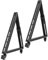 Happyyami 1 Satz Mobiler Tv Stand für Fernseher Höhenverstellbar und mit Vier Schwenkbaren Einfacher Aufbau und Ergonomisches Design für Flexibles Fernsehen