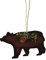 Letrero de madera para colgar en Navidad, diseño de ciervo, oso de nieve, árbol de pájaro, puerta delantera, pared, ventana, adorno de decoración de Navidad