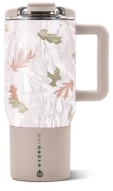 HydroJug Coffee Traveler 20oz Ceramic-Lined Mug with Handle, Camo