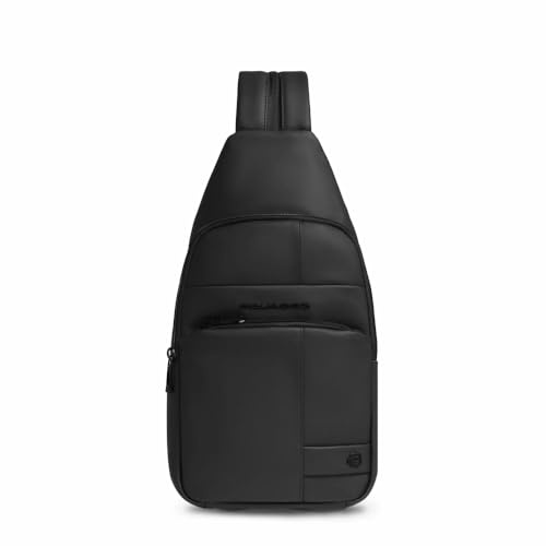 Piquadro Wasserfeste Sling bag mit Rucksack-Option Mann Stoff schwarz