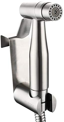 CIENCIA Ducha Bidet 2 Modos Mano Grifos de Bidé Shattaf Pulverizador Acero Inoxidable Kit Bidet Sprayer para WC, WS024AS