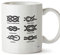 Hippowarehouse Sailing Knots Printed Mug Cup Ceramic 10oz