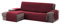 Textil-home Adele Chaise Longue Sofa Bezug, Schutz für Linke Arm Gesteppte Sofas. Größe -240cm. Farbe Rot (Vorderansicht)