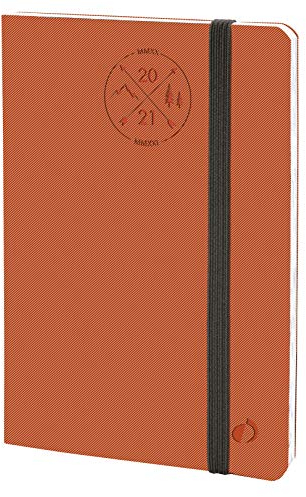 Planning 21 16 Monate Everest orange 2020/2021: Terminkalender in Tischformat