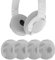 Geekria 2 Pairs Knit Fabric Headphones Ear Covers/Washable & Stretchable Sanitary Earcup Protectors for On-Ear Headset Ear Pads, Sweat Cover for Warm & Comfort (S/Grey)