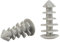 Universal DPC Injection Plugs - 4 Colours - Terracotta, Buff, Light & Dark Grey 10mm 12mm (100, Light Grey)