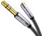DuKabel Adaptateur jack 3,5 mm vers 6,35 mm TRS 1/8 TRS vers 1/4 TRS Câble jack 6,35 mm mâle vers femelle 3,5 mm adaptateur audio stéréo pour écouteurs et haut-parleurs - Série supérieure 30 cm