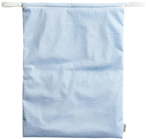 Vimse Waschbarer Windelsack Wetbag Groß (Blue Sprinkle)
