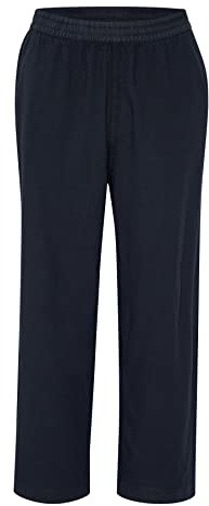 KAFFE Casual Hose KAnaya Damen Casual Hose Culotte Weites Bein Hohe Taille Capri Damenhose 38, Midnight Marine