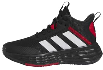 adidas Unisex Kinder Ownthegame 2.0 Shoes, Core Black/Cloud White/Vivid Red, 36 2/3 EU