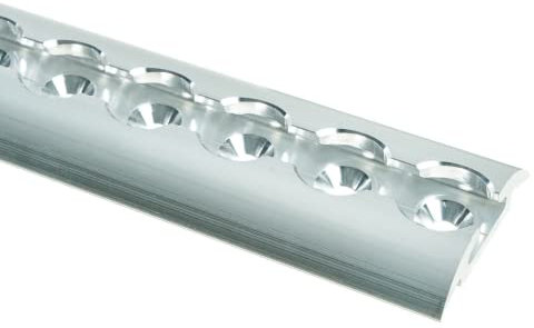 LOADCARE Airlineschiene Halbrund Aluminium gebohrt – Zurrschiene 1 m / 1,5 m / 2 m – Zurrleiste für Camper, PKW, LKW, Anhänger – stabil & hochwertig verarbeitet (4, 1,5m)