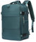 Sea choice Backpack 15.6 Inch Laptop Backapck Carry-On Rucksack Durable Dry Wet Separation Travel Bag Wide Open for Men Women with USB Charging Port Shoe Bin Water Resistant Anti-Theft Daypack