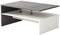 Oskar Store Table Basse Mike, Béton/Blanc, 90 x 42 cm