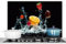 KitchenYeah© Pannello Paraschizzi da Cucina Alluminio 90x60 cm Alzatina Top Decorazioni Pannelli Paraspruzzi Acqua - Frutta - Arancia - Fragola - Ciliegia - Nero