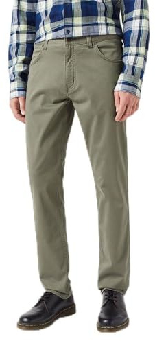 Wrangler Men's Greensboro Pants, Dusty Olive, 30W / 30L