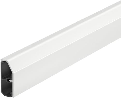 OBO Bettermann SL2050rws Sockelleistenkanal, 20x50mm, reinweiß, PVC, 2m (6132193)