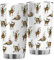 Zbbfwu LHirsch Print Kaffeebecher to go Hirschwald Thermobecher Edelstahl Auslaufsicher Kaffeetasse Isolierbecher Hirsch 600ml